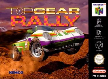 Top Gear Rally (Europe) box cover front